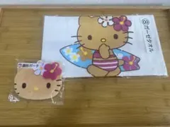 日焼けキティ⑦ポーチ⑧ガーゼタオル