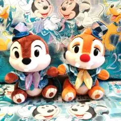 東京ディズニーシー25周年スパークリングジュビリーチップとデール ぬいぐるみ
