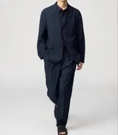 XL 未使用 UNIQLO : C 感動ジャケット 感動タックパンツ ネイビー