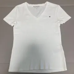 【試着のみ】TOMMY HILFIGER 白 Vネック Tシャツ XS