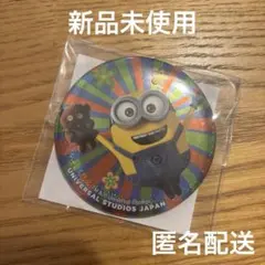 新品未使用　USJ ユニバーサルスタジオジャパン　ミニオン＆ティム　缶バッジ