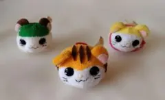 EPOCH エポック社 とっとこハム太郎 ぬいぐるみハムちゃんず 3個セット