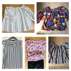 レディースブラウス類(Mサイズ)夏服2点オマケつけます