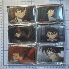 名探偵コナン　コナンカフェ　中国限定　スクエア缶バッジ　　灰原哀等