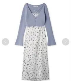 ニットカーデセットキャミワンピース