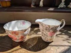 ベルナルド　バルカン金彩装飾 クリーマー シュガーポット セット ベルナルド バルカン金彩装飾 クリーマー シュガーポット セット