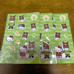 ◎希少◎3シート　ハローキテとターフィーのぷくぷくシール