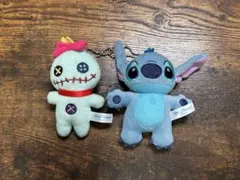 スティッチ スクランプ ぬいぐるみバッジ