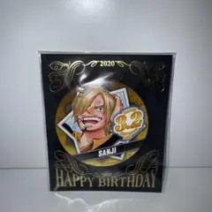 ONE PIECE ワンピース サンジ　バースデー 缶バッジ 2020