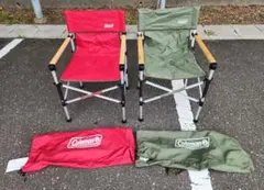Coleman コールマン レイチェア レッドの2脚 赤 アルミニウム - メルカリ