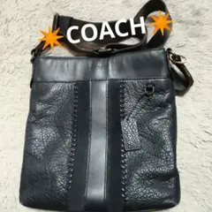 ✴️COACH ✴️ ショルダーバッグ ブラック レザー