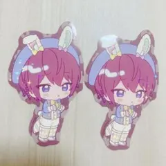 あんスタ アニカフェ ステッカー 朱桜司 2枚