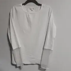 tal. by yumi. ホワイト長袖Tシャツ L