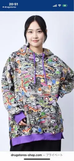 ⭕️タイムセール⭕️新作❣️モフマヌルのパーカー（Ｆ）サイズ（15号）➕バッグ⭐️