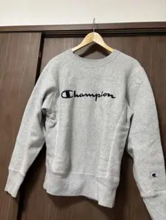 Champion リバースウィーブ スウェット M グレー