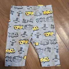 ベミキハウスビー パンツ ズボン 総柄 車 グレー 80cm
