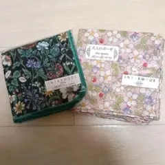 INTERMODE リバティ 花柄 ハンカチ 2枚セット