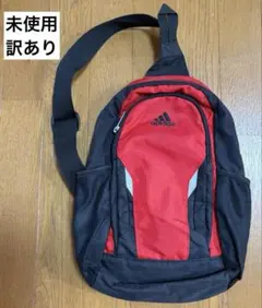 【未使用訳あり】adidas ボディバッグ レッド ブラック　ACE製