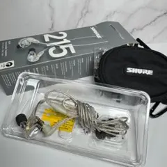 【美品・箱あり】SHURE SE215 有線イヤホン クリア