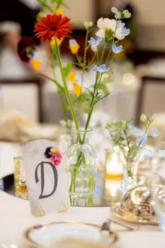 花飾り付きテーブルナンバー A〜Iセット