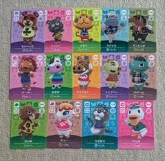 どうぶつの森　amiiboカード　14枚まとめ売り①　アミーボカード