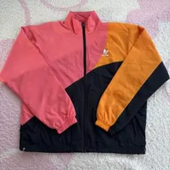 adidas ジャンパー ピンク オレンジ 黒