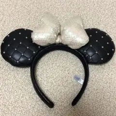 ディズニー　カチューシャ　ミニー　キルティング