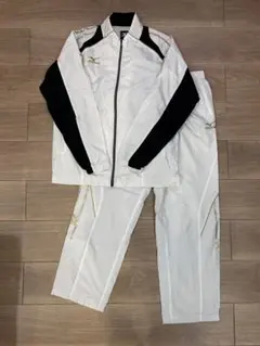Mizuno メンズ ウィンドブレーカー上下セット　白　2XL