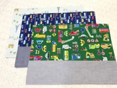 ハンドメイド☆ランチョンマット ピクセルドットはたらく車ライト