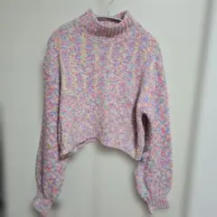 SHEIN マルチカラーニットセーター S