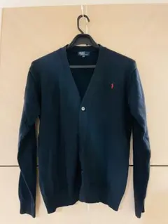 ネイビーカーディガン刺繍