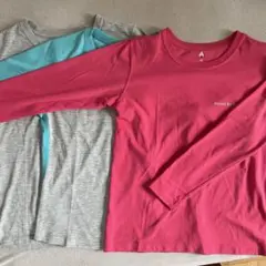 モンベル ロングスリーブT XS 3枚セット
