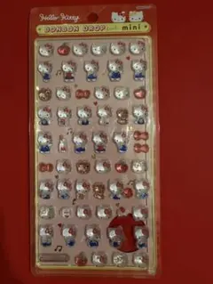 新品未開封　サンリオ　ハローキティ　赤　ボンボンドロップシールミニ