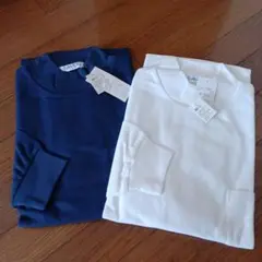 SAVER ネイビー ホワイト Tシャツ 2色セット