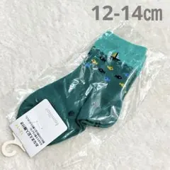 新品未使用品【familiar ファミリア】魚柄 ベビー靴下 12-14㎝