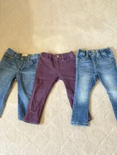 babyGap含む キッズ 男の子 ズボン 90 3点セット デニム パンツ