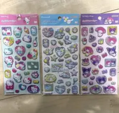 【新品未使用 正規品】サンリオ　ポップデコパーティー 3枚セット