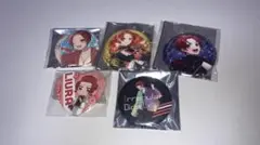 いれいす　りうらくん　缶バッジ 5個セット ハート型缶バッジ