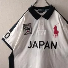 希少サイズ☆ポロバイラルフローレン 日本 刺繍 ビッグポニー ポロシャツ 3L