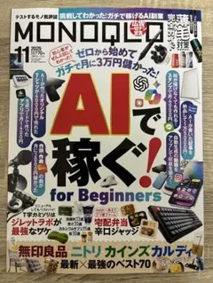 MONOQLO モノクロ 2025年11月号