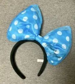 ミニー 水色リボン カチューシャ
