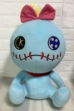 ❤️新品 非売品★スクランプ 光沢 BIG ぬいぐるみ 特大５０cmスティッチ STITCH - スティッチ ぬいぐるみ スクランプ付き セガ クレーン