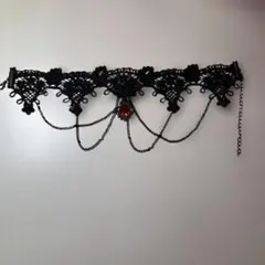 ゴシック レース チョーカー ゴスロリ