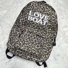 人気！！LOVE BOAT ヒョウ柄リュック　美品！！　通園　通学　通勤