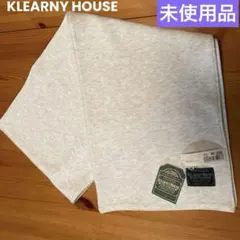 KLEARNY HOUSE ライトグレー コットン マフラー 綿　日本製　未使用