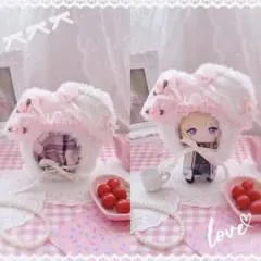 にじぱぺ 10cm ぬい ぬい服 着ぐるみ ヘッドドレス 帽子 被り物 - メルカリ