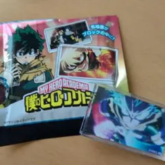 僕のヒーローアカデミア　緑谷出久　ミニアクリルブロック　フィルムは付いてます