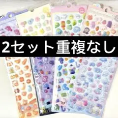 大容量16枚セット　3Dシール　ぷくぷくシール　手帳交換　ぷっくり　立体シール