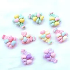 在庫処分　ハート　バルーン　デコパーツ　ホイップデコなどに