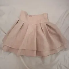 ミシェルマカロン 美脚エレガントツイードスカート ピンク